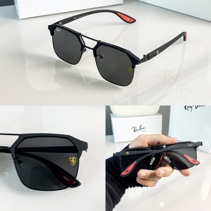 RAYBAN LUXURY SHADES #04 full black premium sunglasses