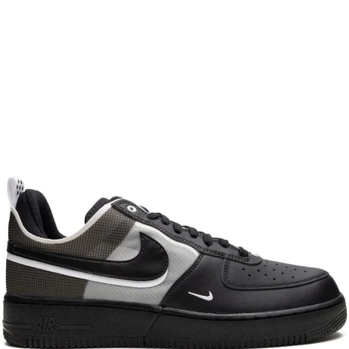 Nike Airforce 1 React Black Double Swoosh