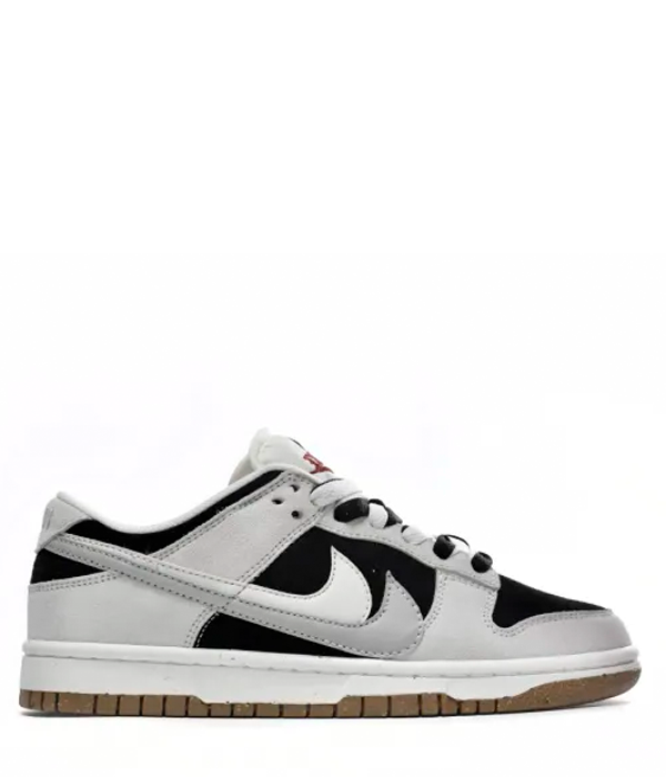 nike sb dunk Low 85 double swoosh black grey