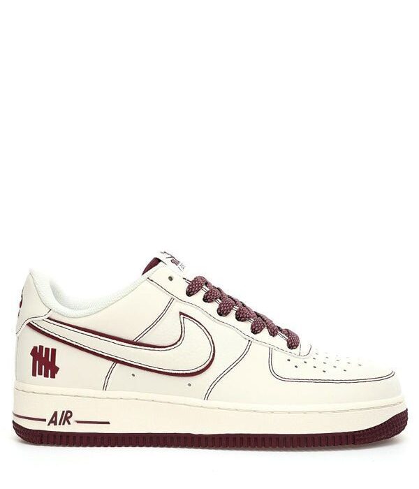 Nikee Airforce Undefeated Cream Maroon