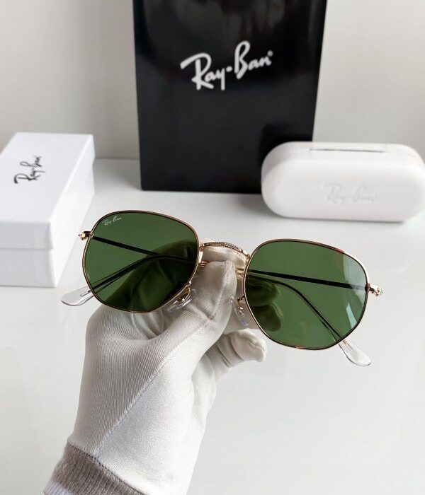 Rayban gold green hexa 3548