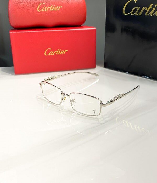 Cartier Silver Frame 215 Sunglasses