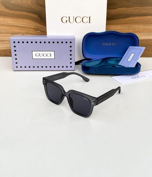 Gucci Grey Black 53 Sunglasses