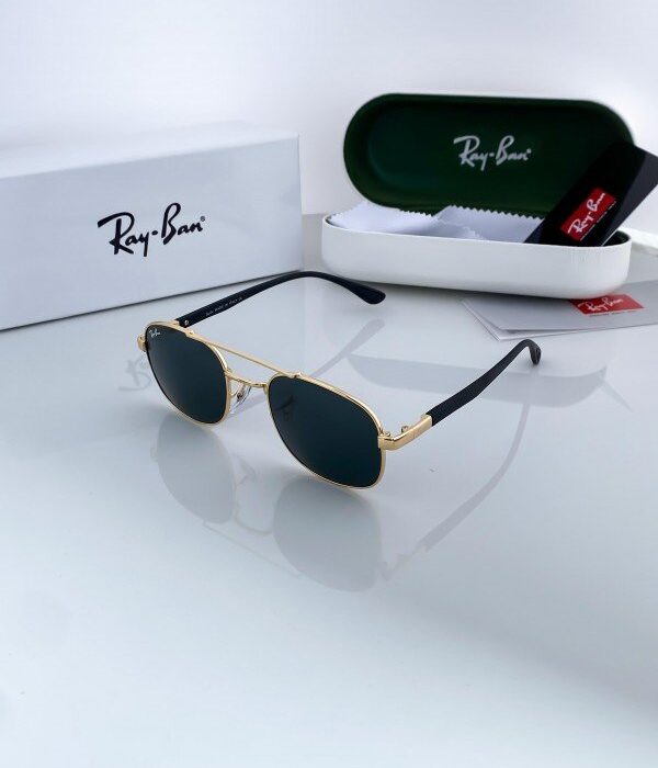 RAYBAN GOLD BLACK 3670