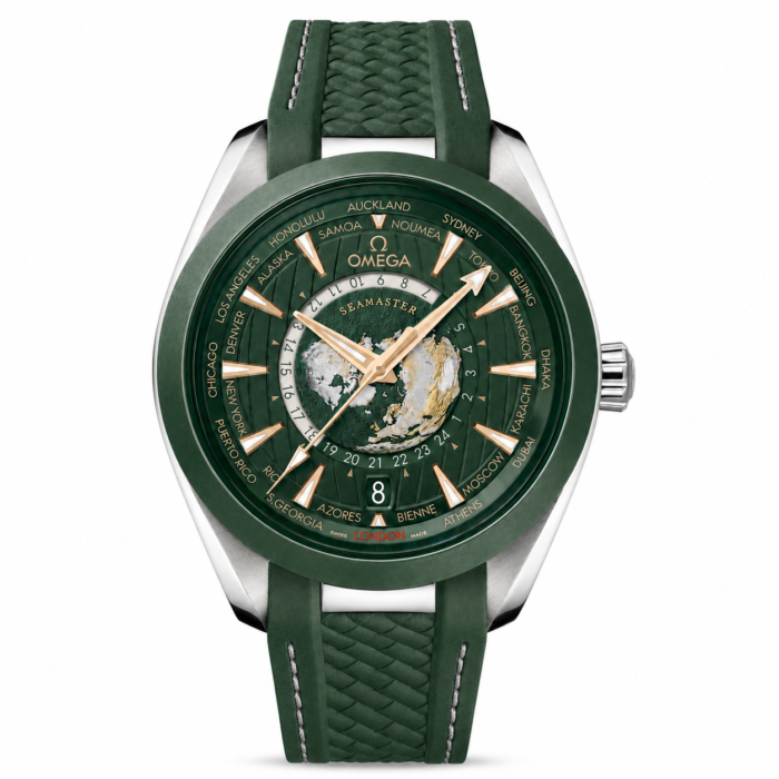 Omega Seamaster Worldtimer Green Dial Watch