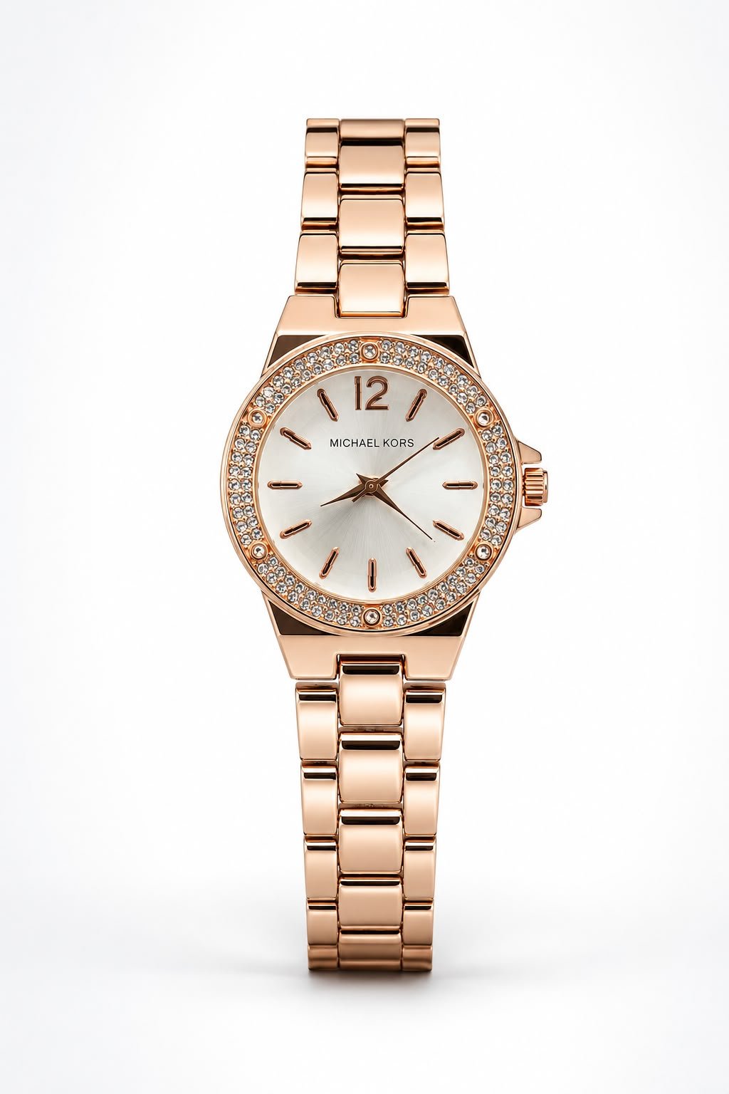 Michael kors Women's Rose Gold Crystal Bezel Watch