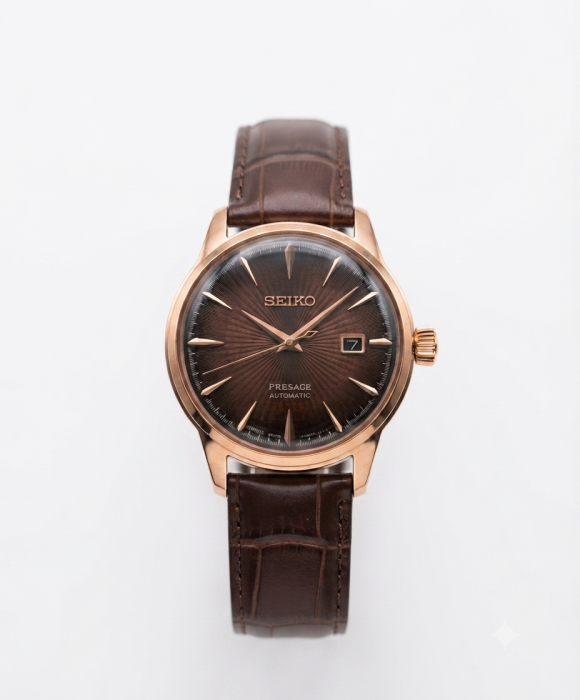 Seiko Presage Automatic Leather copper Dial