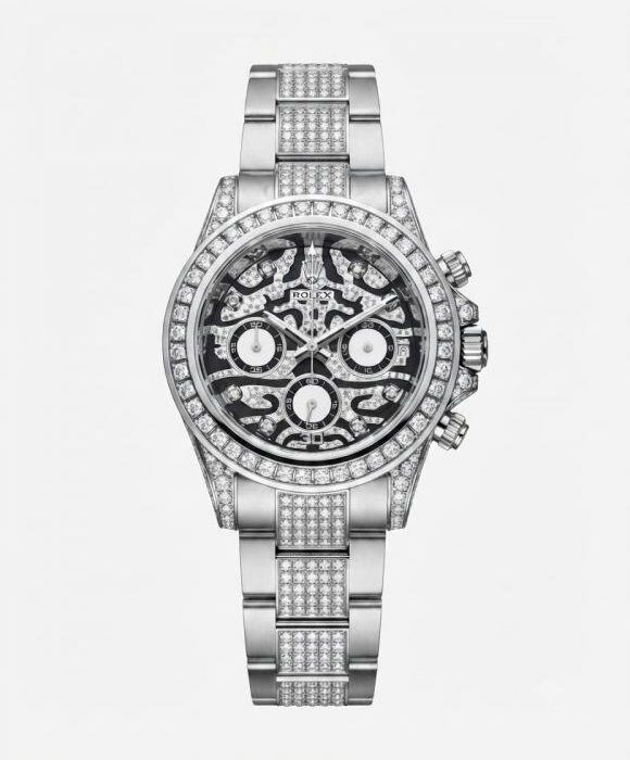 Rolex Eye Of Tiger Chain Strap (Silver)
